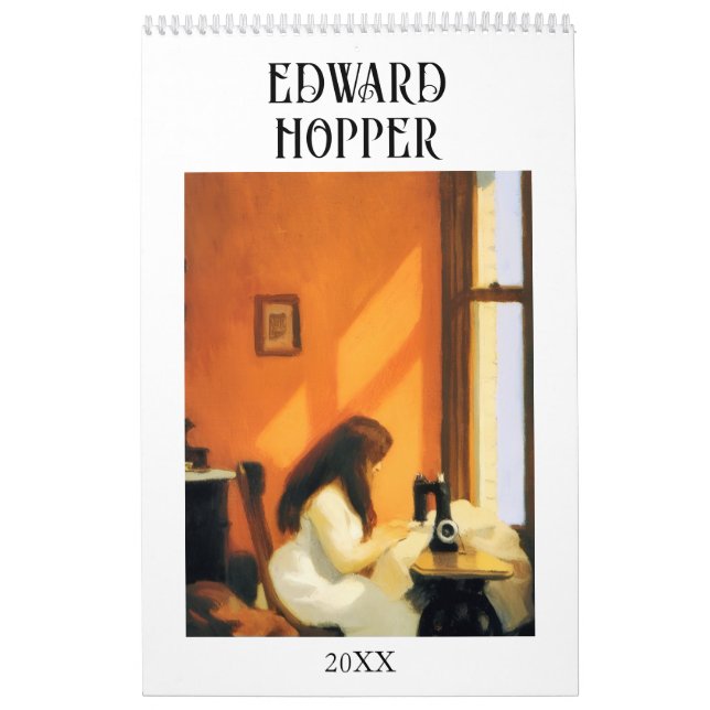 Calendario Edward Hopper Artistic Aesthetic Wall Calendar (Tapa)