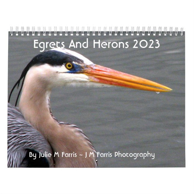 Calendario Egrets & Herons 2023 (Tapa)
