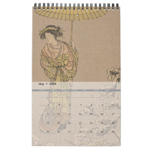 Calendario Ehagaki - Postales pictóricas japonesas - 2026