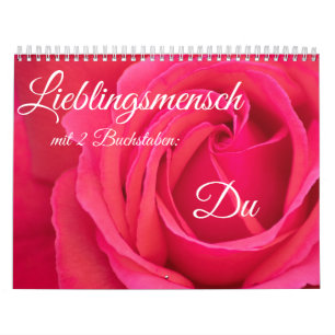 Calendario Ein ganzes Jahr Blumen für Deinen Lieblingsmensch!