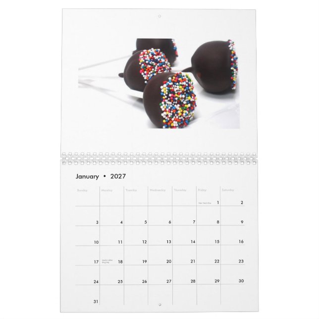 Calendario El 2010 más dulce (Jan 2027)