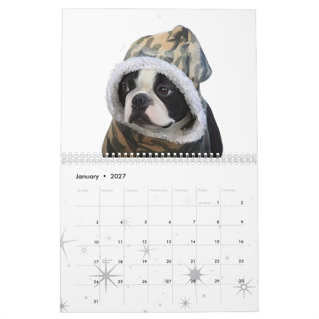 Calendario El amor es una Boston (Jan 2027)