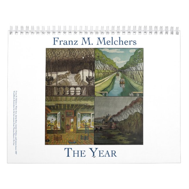 Calendario El año de Franz M. Melchers (Tapa)