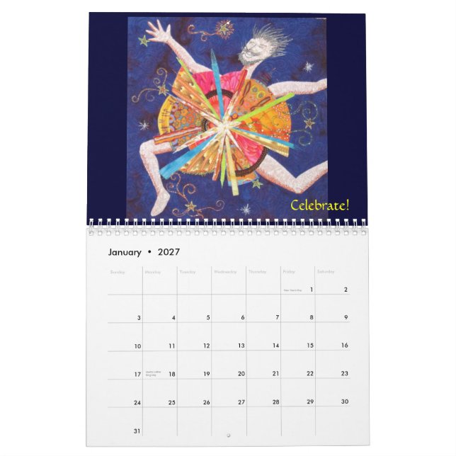 Calendario El arte acolcha 2013 (Jan 2027)