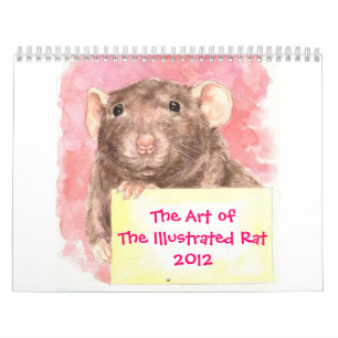 Calendario El arte de la rata ilustrada 2012