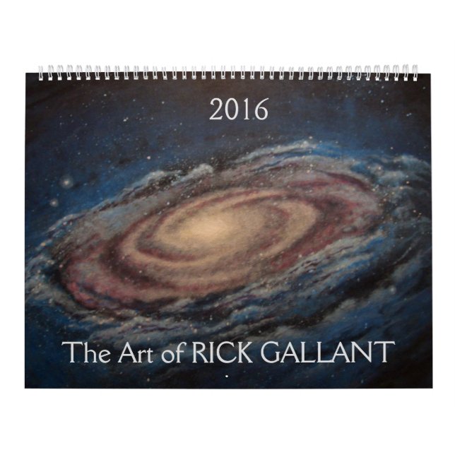 Calendario El arte de Rick galante (Tapa)