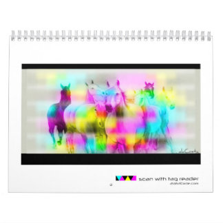 Calendario El arte del código de barras del daCosta de Bret