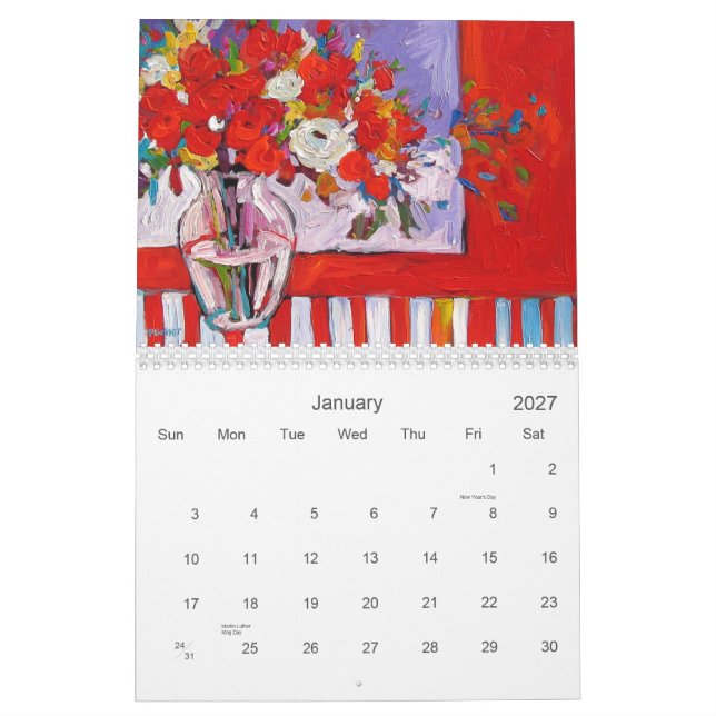 Calendario El arte del panadero de Patty (Jan 2027)