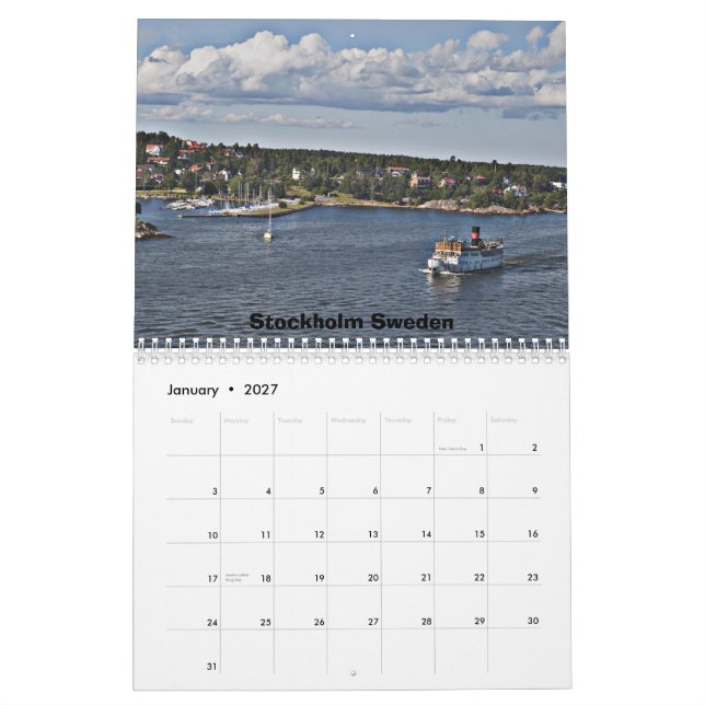 Calendario El Báltico (Jan 2027)