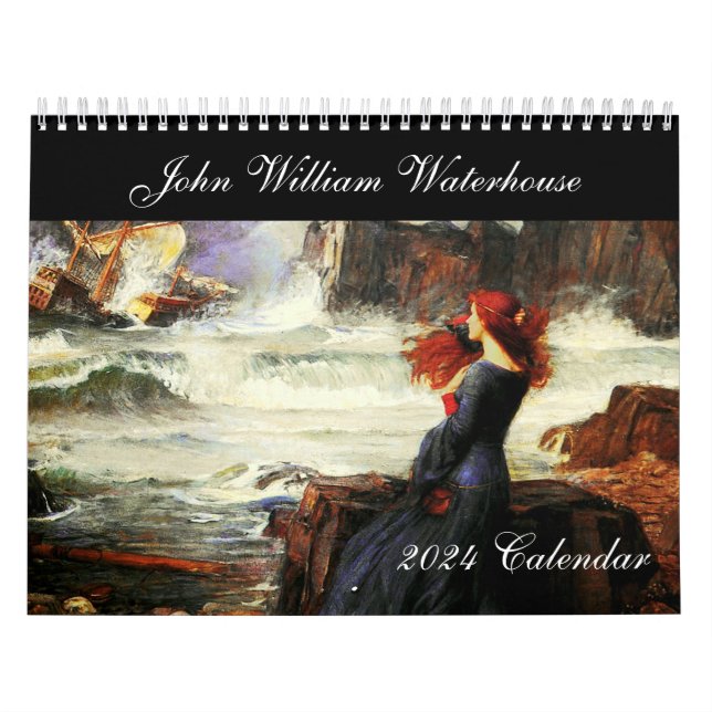 Calendario El Bella Artes John William Waterhouse (Tapa)