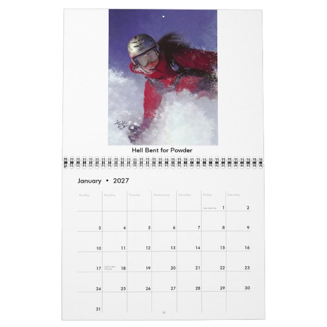 Calendario El Bello Artes de Colleen Taylor - 2012 (Jan 2027)