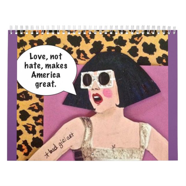 Calendario el Calendario-amor, no odio, hace (Tapa)