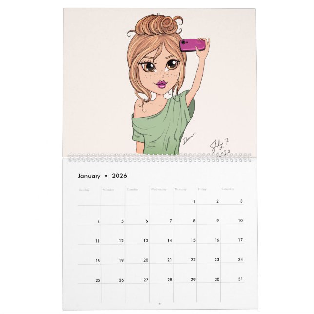Calendario El caprichoso arte II de Donna (Jan 2026)