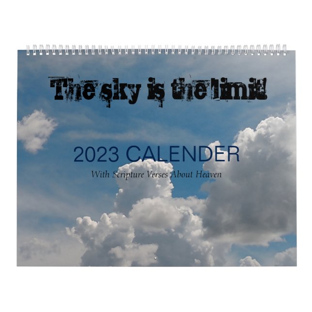 Calendario "El cielo es el límite" (Tapa)