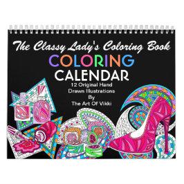 Calendario El color con clase del libro de colorear el | de
