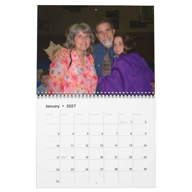 Calendario ¡El día de madre feliz! 2007-2008 (Jan 2027)