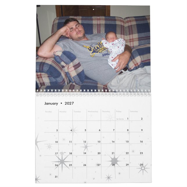 Calendario El día de padre a Michael (Jan 2027)