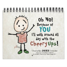 El dibujo animado alegre Stickman personalizado