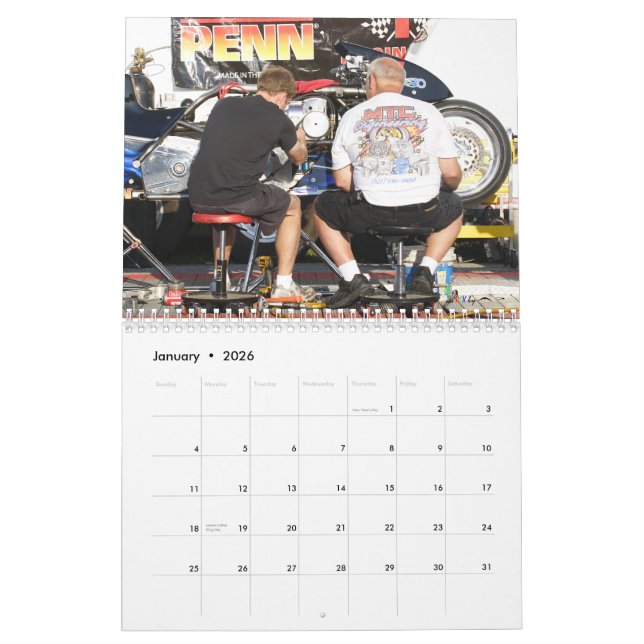 Calendario El Dragbike más rápido en el planeta II (Jan 2026)