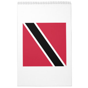 Calendario El emblema de la bandera de Trinidad y Tobago