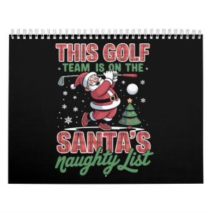 Calendario El equipo de golf está en la lista de traviesos de