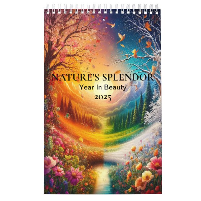 Calendario El esplendor de la naturaleza en el año 2025: Tier (Tapa)