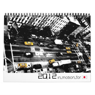 Calendario El extracto representa 2012 (las