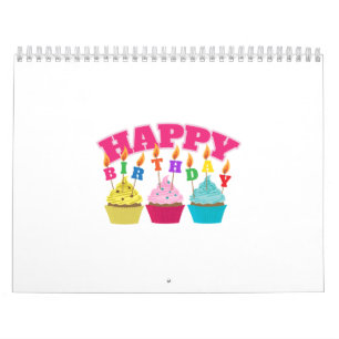 Calendario El feliz cumpleaños mira al trasluz las magdalenas