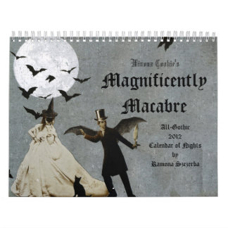Calendario El gótico macabro de la galleta 2012 de Winona
