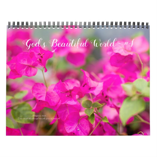 Calendario El hermoso mundo de Dios #4 (Tapa)