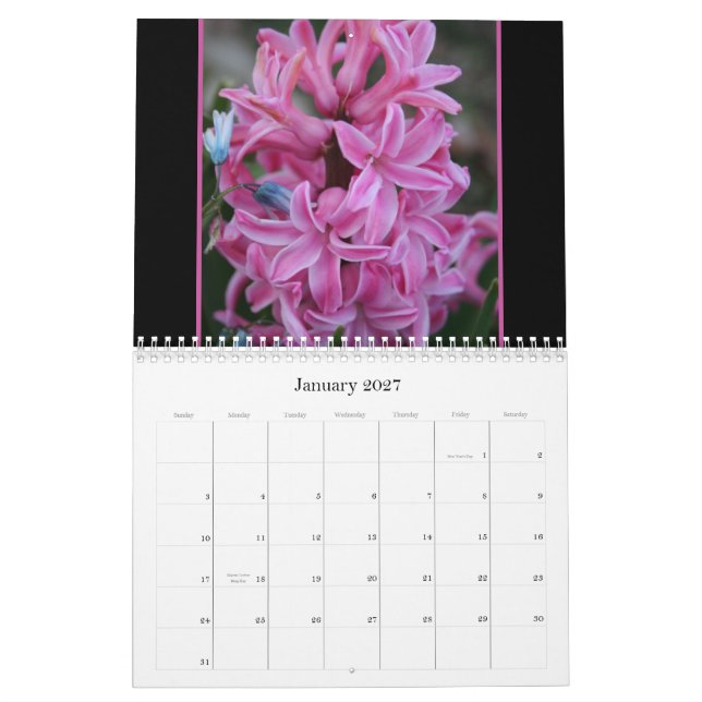 Calendario El jardín de flores de Donna (Jan 2027)