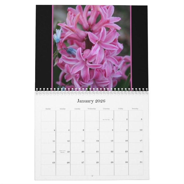 Calendario El jardín de flores de Donna (Jan 2026)