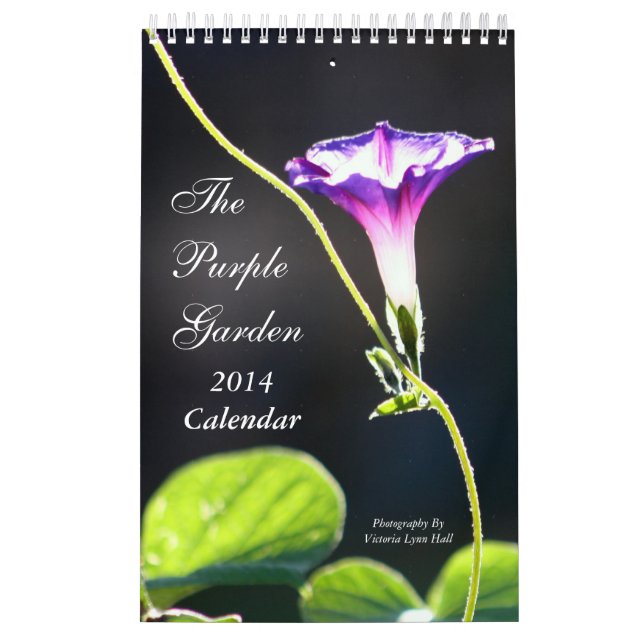 Calendario El jardín púrpura 2014 (Tapa)