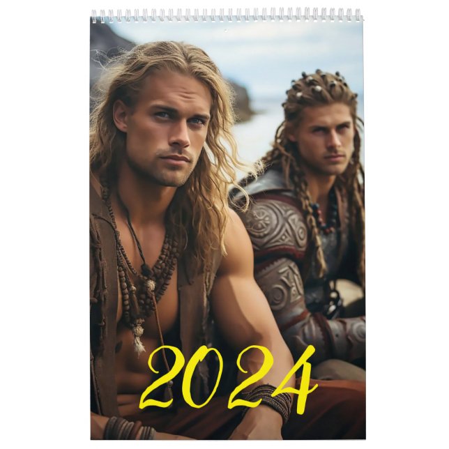 Calendario El Macho Más Brutal 2024. (Tapa)