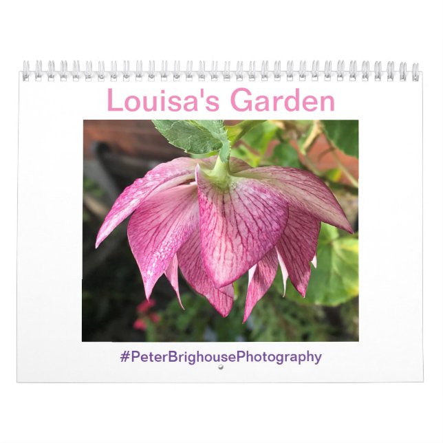 Calendario El Manchester Garden de Louisa, Inglaterra (Tapa)