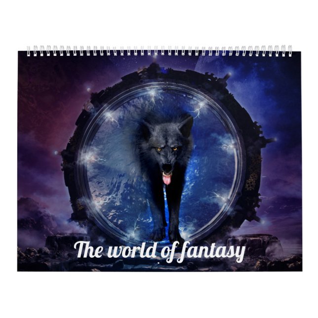 Calendario El maravilloso mundo de la fantasía (Tapa)