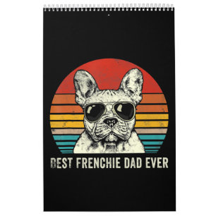Calendario El mejor regalo de papá Bulldog divertido de Franc