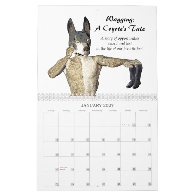 Calendario El menear: El cuento de un coyote (Jan 2027)