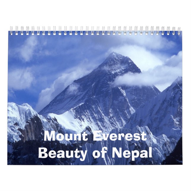 Calendario El monte Everest (Tapa)