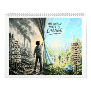 Calendario El mundo necesita cambiar