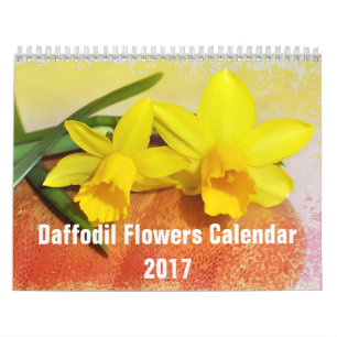 Calendario El narciso florece 2017 floral