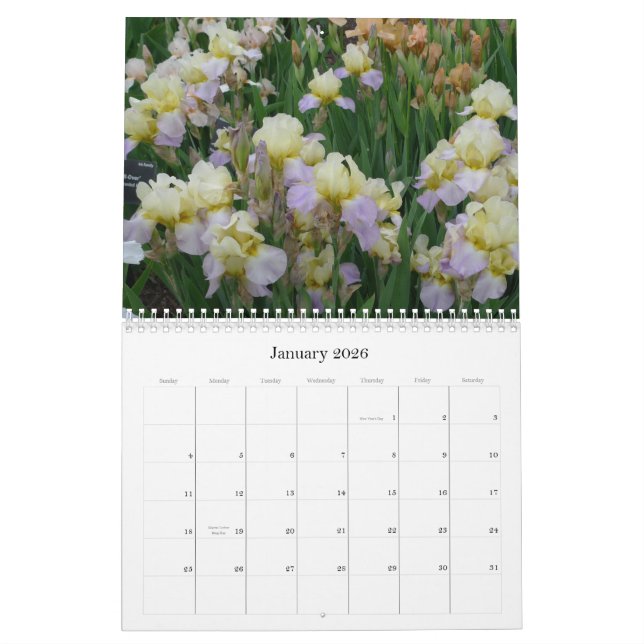 Calendario El nuevo día cultiva un huerto belleza del jardín