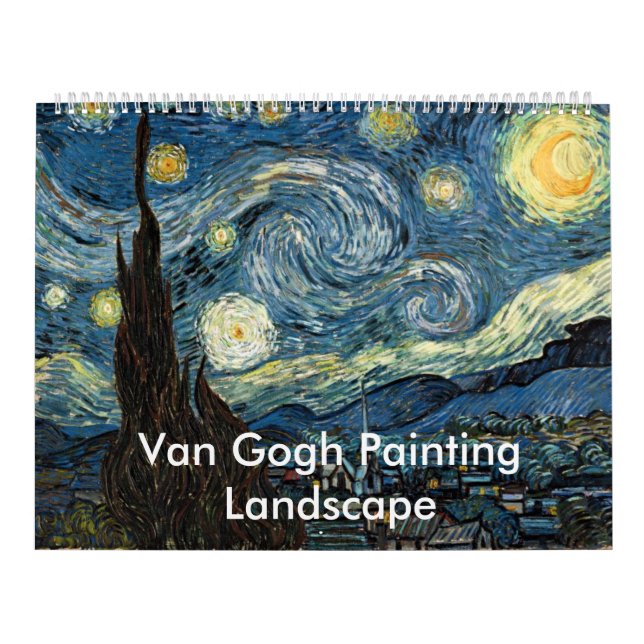 Calendario El paisaje artístico Van Gogh (Tapa)