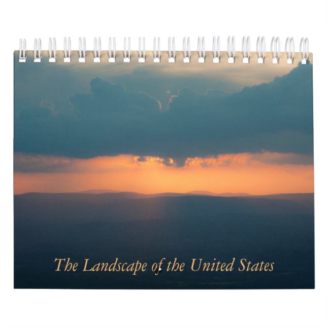 Calendario El paisaje de los Estados Unidos (Tapa)