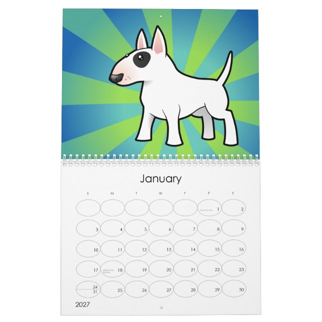 Calendario El perro del dibujo animado cría 2011 (Jan 2027)