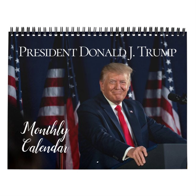 Calendario El presidente de la foto Donald J Trump (Tapa)