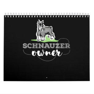 Calendario El propietario de Schnauzer Lover
