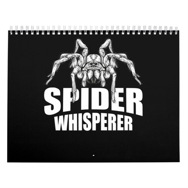 Calendario El regalo de la araña de Tarantula Halloween (Tapa)