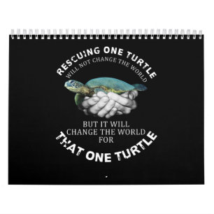 Calendario El rescate de una tortuga no cambiará el mundo