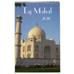Calendario el Taj Mahal la India 2016